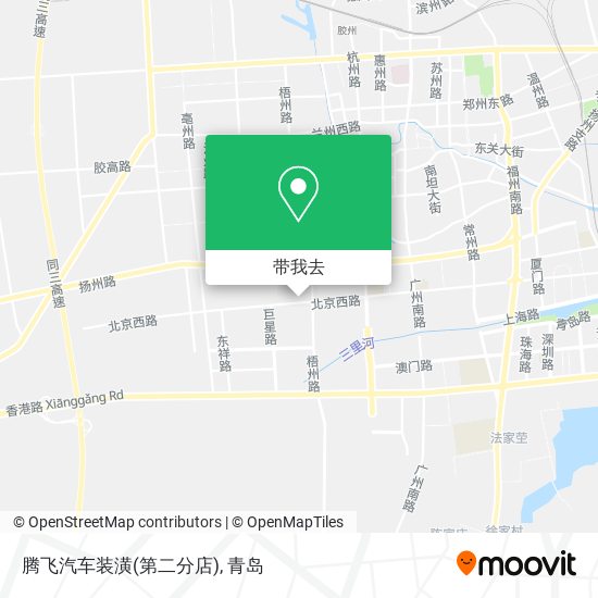 腾飞汽车装潢(第二分店)地图