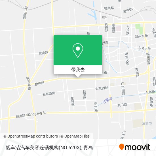 靓车洁汽车美容连锁机构(NO:6203)地图