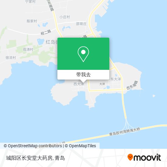 城阳区长安堂大药房地图