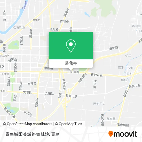 青岛城阳荟城路舞魅娘地图