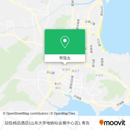 喆悦精品酒店(山东大学地铁站会展中心店)地图
