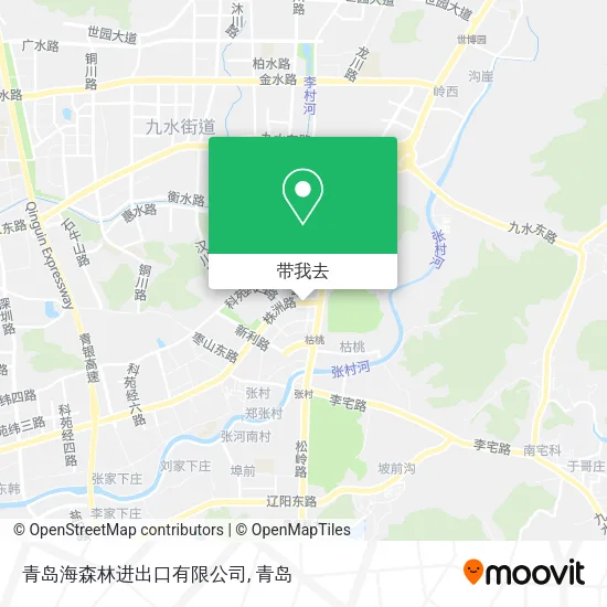 青岛海森林进出口有限公司地图