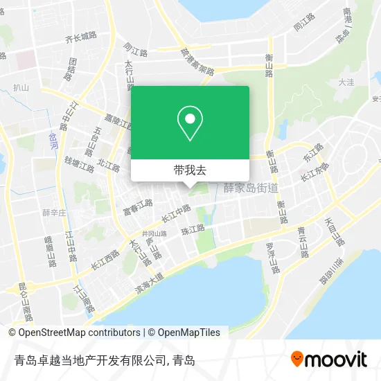 青岛卓越当地产开发有限公司地图