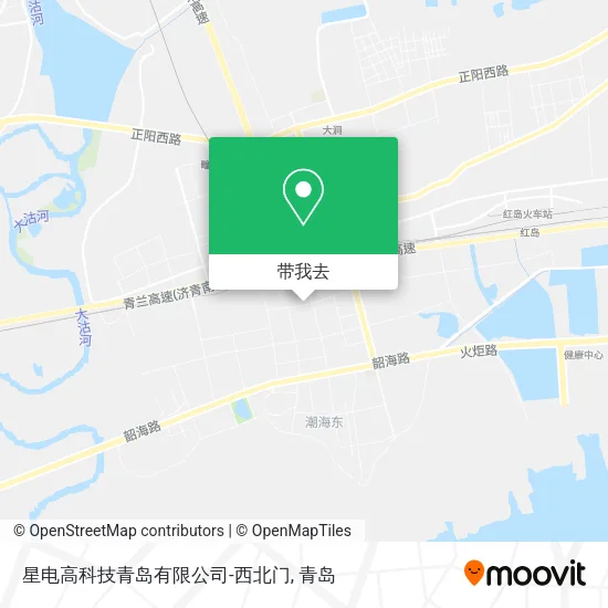 星电高科技青岛有限公司-西北门地图