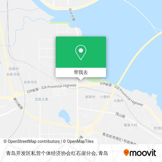 青岛开发区私营个体经济协会红石崖分会地图