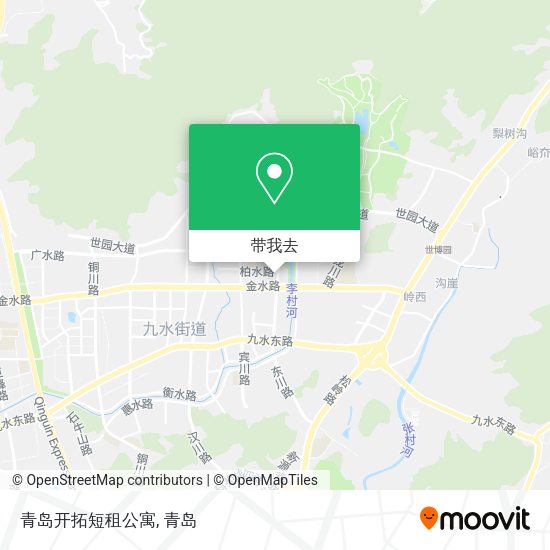青岛开拓短租公寓地图