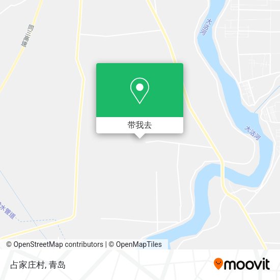 占家庄村地图