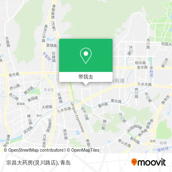 宗昌大药房(灵川路店)地图