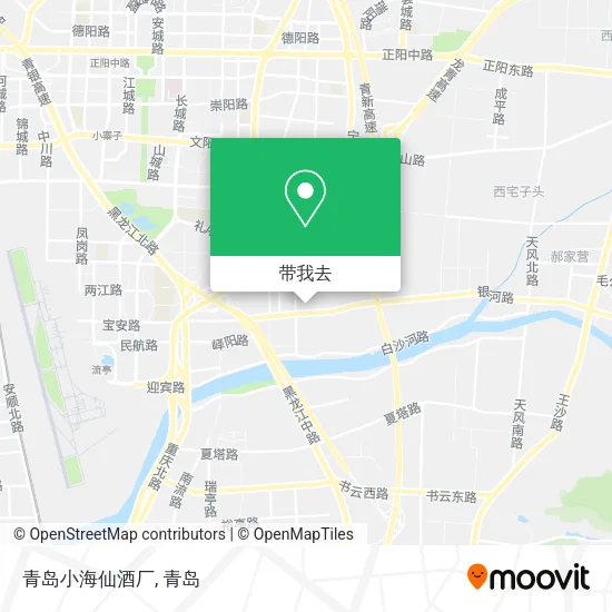 青岛小海仙酒厂地图