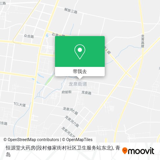 恒源堂大药房(段村修家街村社区卫生服务站东北)地图