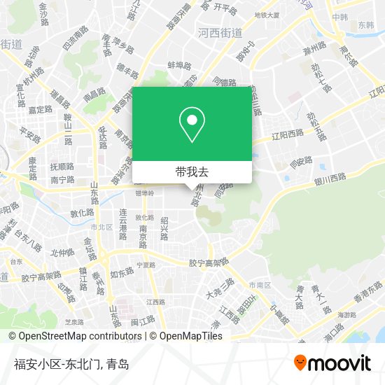 福安小区-东北门地图
