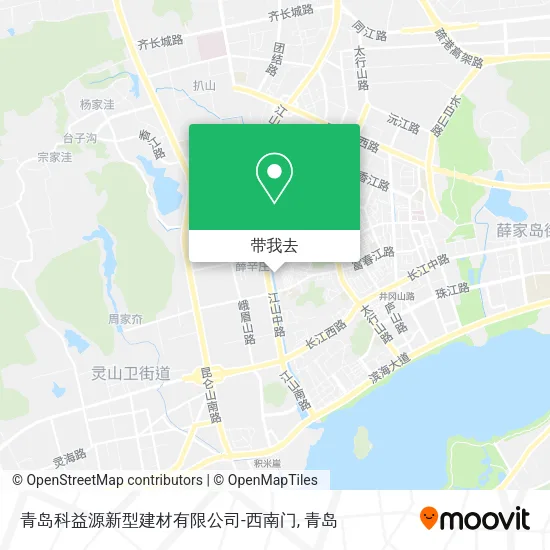 青岛科益源新型建材有限公司-西南门地图