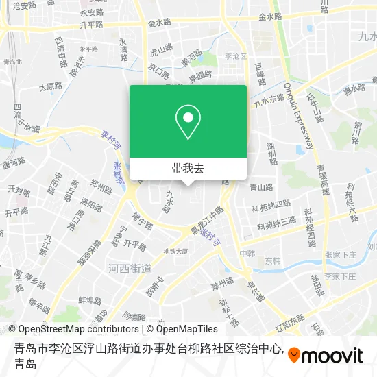 青岛市李沧区浮山路街道办事处台柳路社区综治中心地图