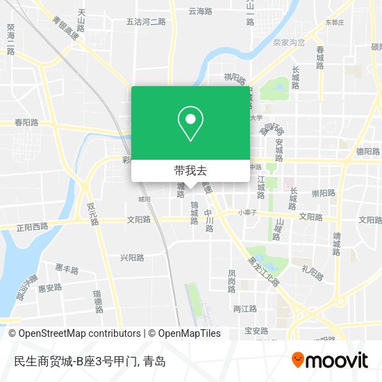 民生商贸城-B座3号甲门地图