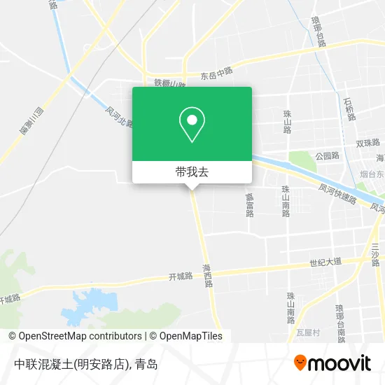 中联混凝土(明安路店)地图