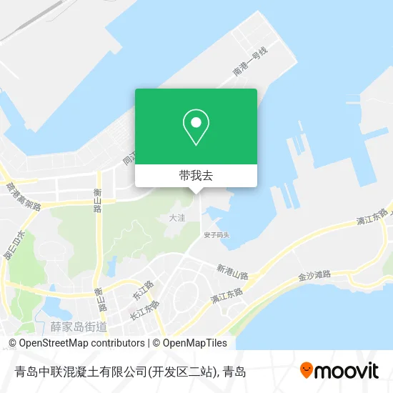青岛中联混凝土有限公司(开发区二站)地图