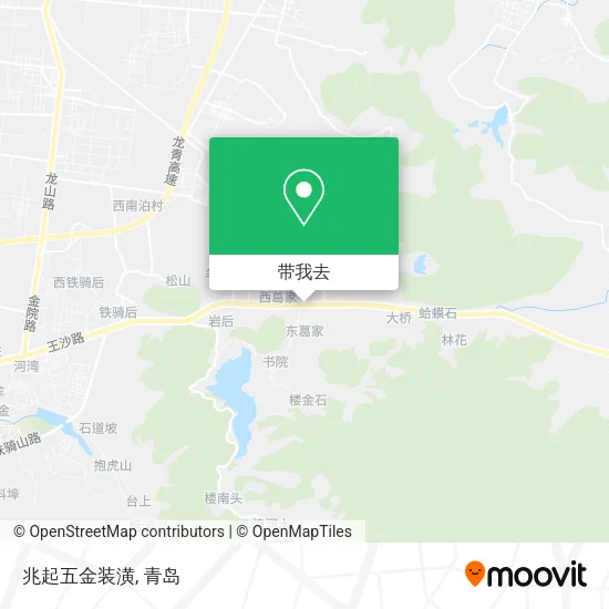 兆起五金装潢地图