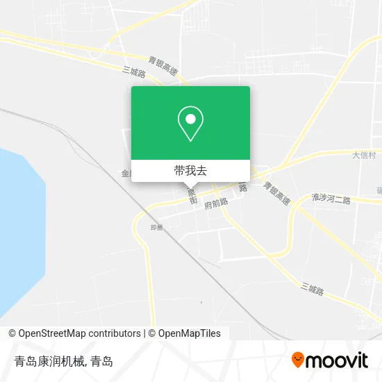 青岛康润机械地图