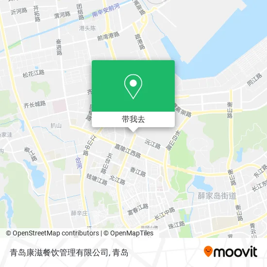 青岛康滋餐饮管理有限公司地图