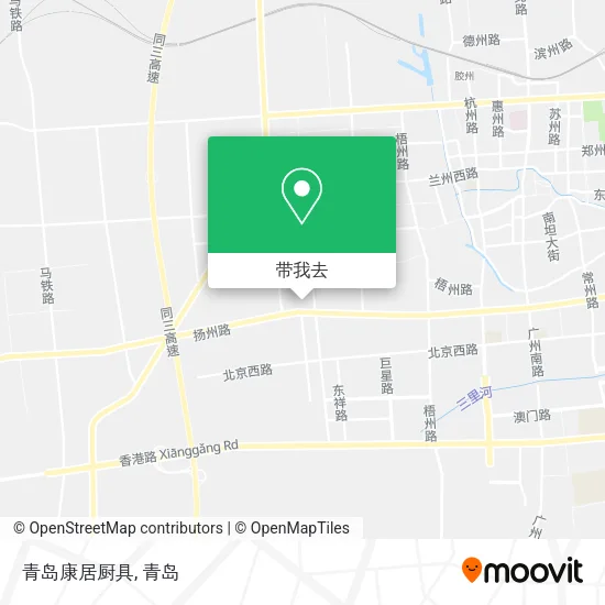 青岛康居厨具地图