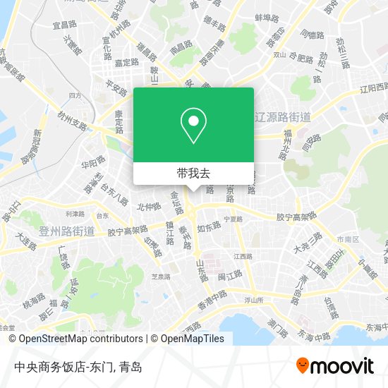 中央商务饭店-东门地图