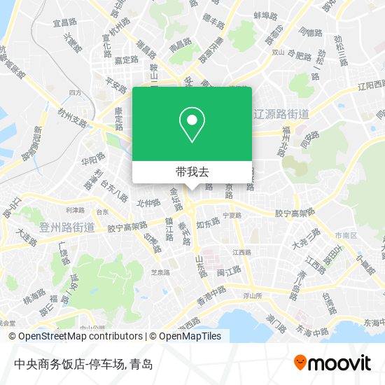 中央商务饭店-停车场地图