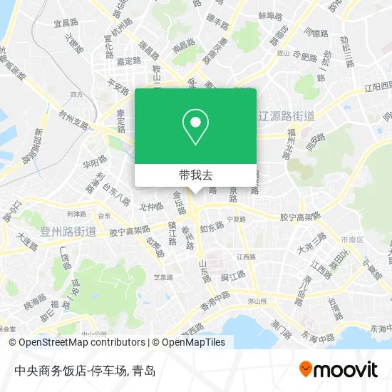 中央商务饭店-停车场地图
