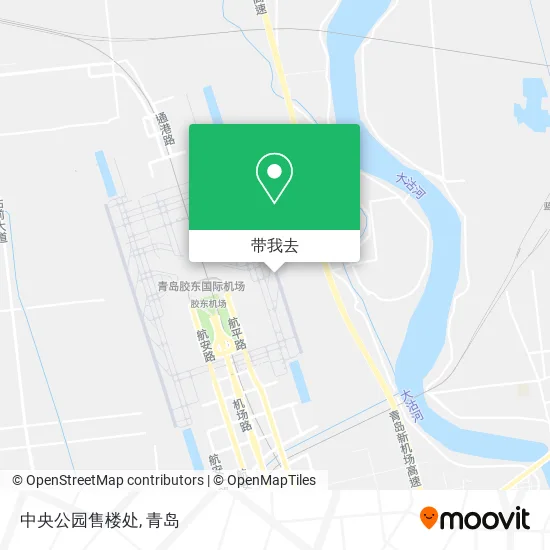 中央公园售楼处地图