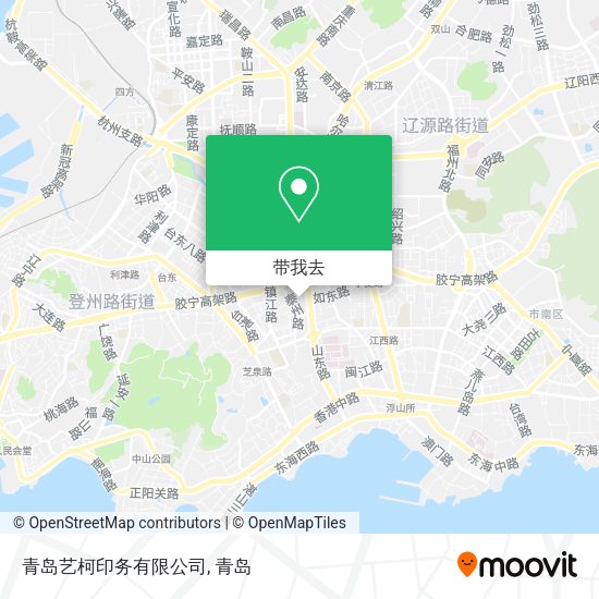 青岛艺柯印务有限公司地图