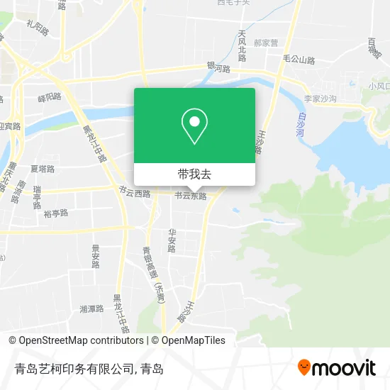 青岛艺柯印务有限公司地图