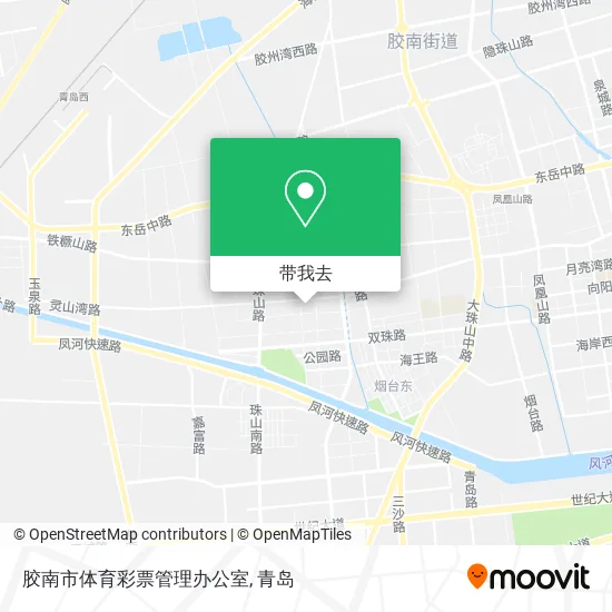 胶南市体育彩票管理办公室地图