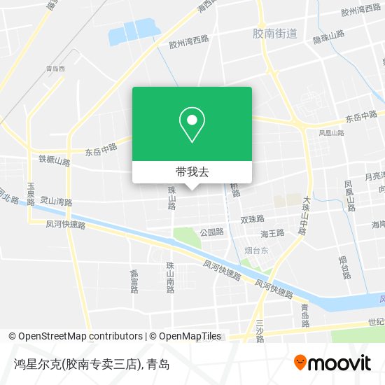 鸿星尔克(胶南专卖三店)地图