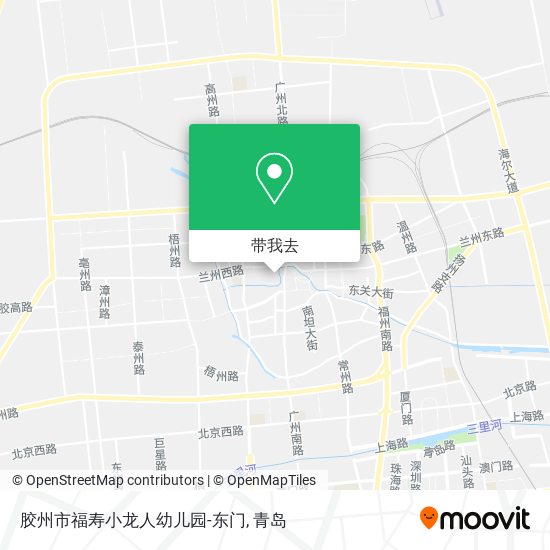 胶州市福寿小龙人幼儿园-东门地图