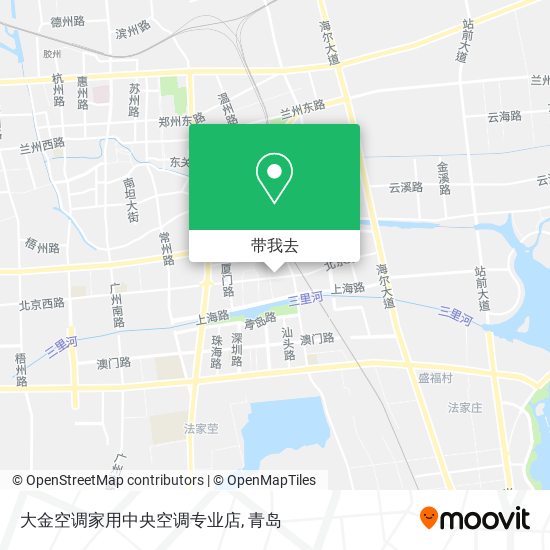 大金空调家用中央空调专业店地图