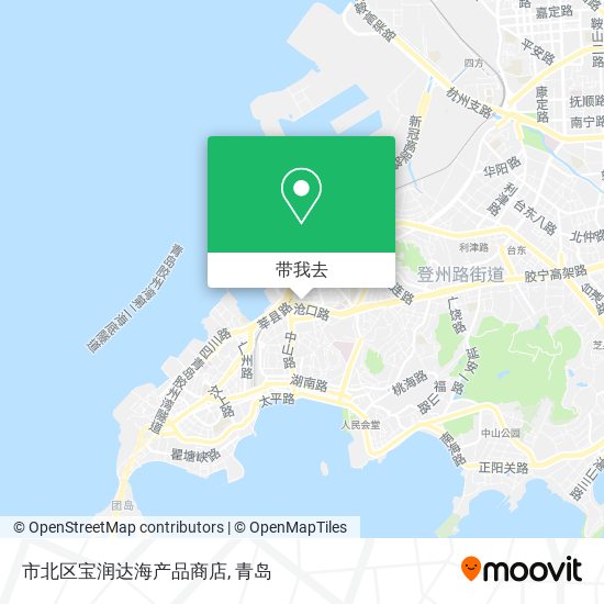 市北区宝润达海产品商店地图