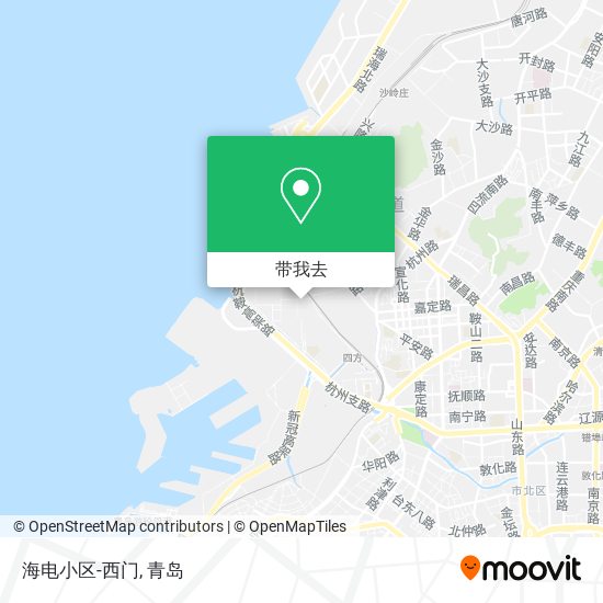 海电小区-西门地图