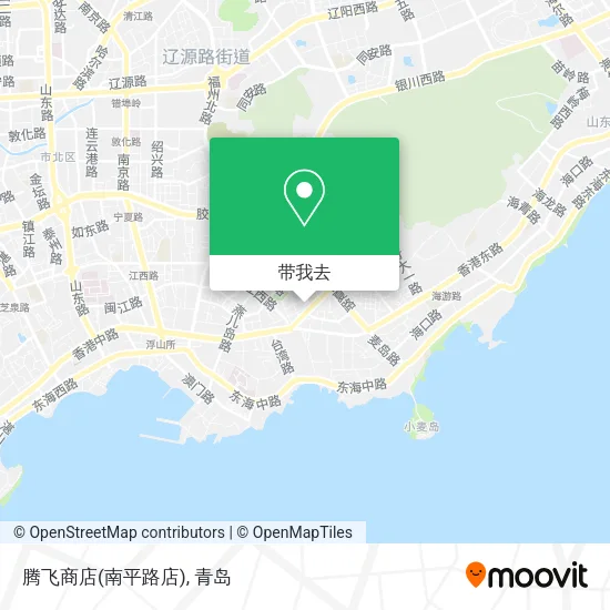 腾飞商店(南平路店)地图
