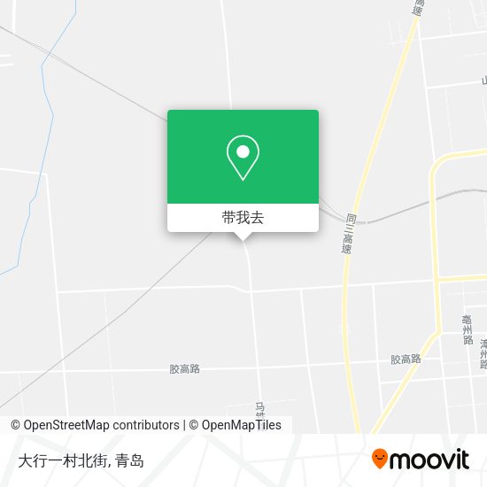 大行一村北街地图