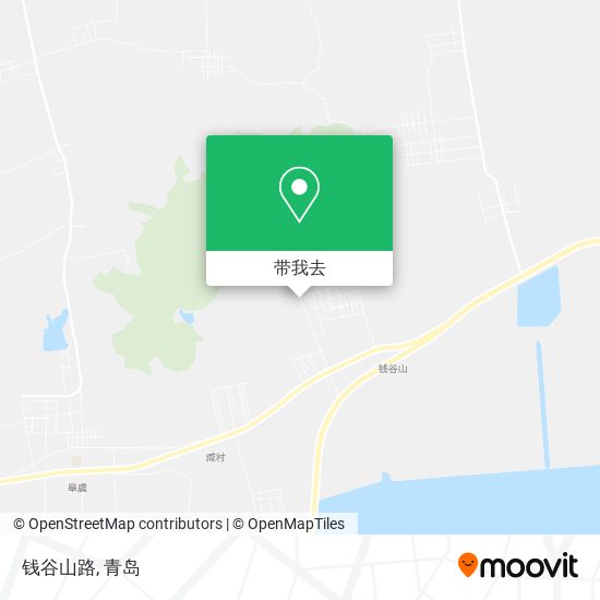 钱谷山路地图