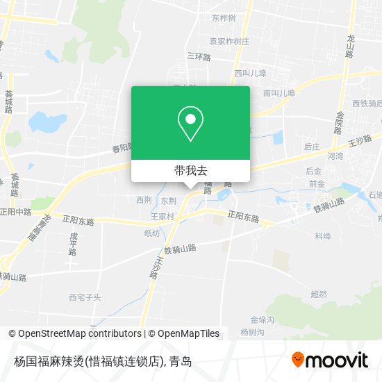 杨国福麻辣烫(惜福镇连锁店)地图