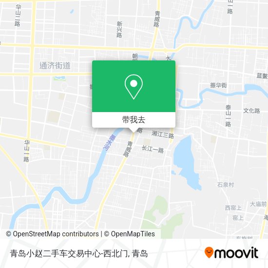 青岛小赵二手车交易中心-西北门地图