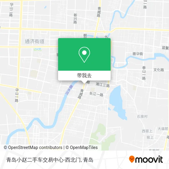 青岛小赵二手车交易中心-西北门地图