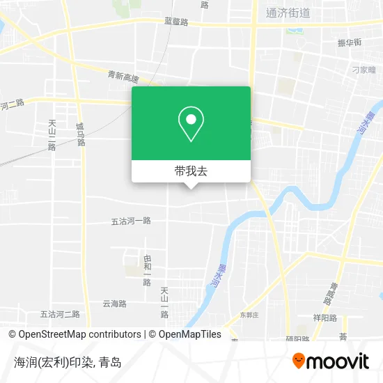 海润(宏利)印染地图