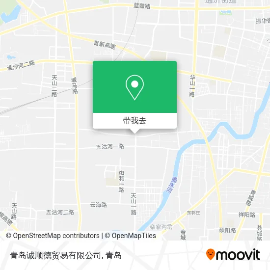 青岛诚顺德贸易有限公司地图