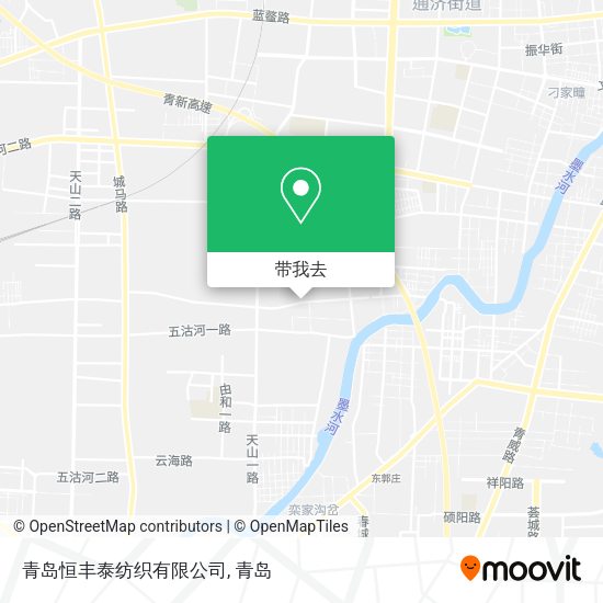 青岛恒丰泰纺织有限公司地图