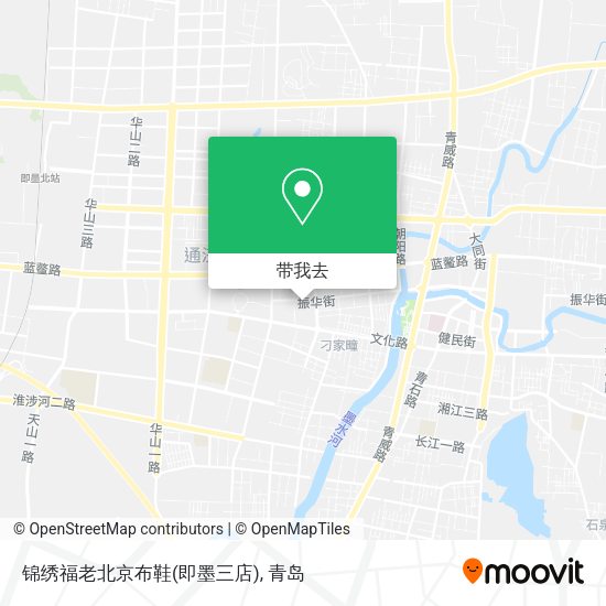 锦绣福老北京布鞋(即墨三店)地图
