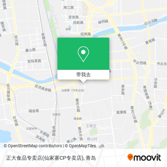 正大食品专卖店(仙家寨CP专卖店)地图