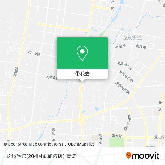 龙起旅馆(204国道辅路店)地图