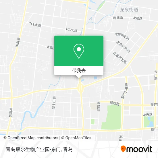 青岛康尔生物产业园-东门地图