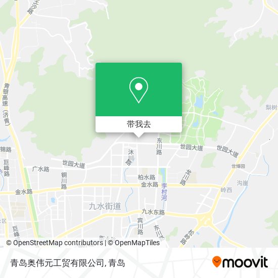 青岛奥伟元工贸有限公司地图